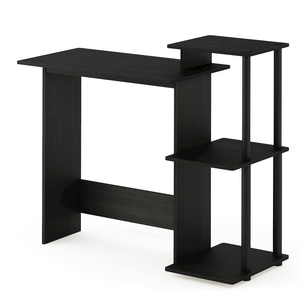 Image of Efficient Home Laptop Notebook Computer Desk, Americano/Black