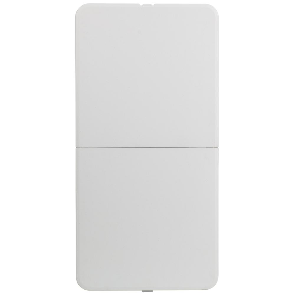 Height Adjustable Bi-Fold Granite White Plastic Folding Table - 4-Foot