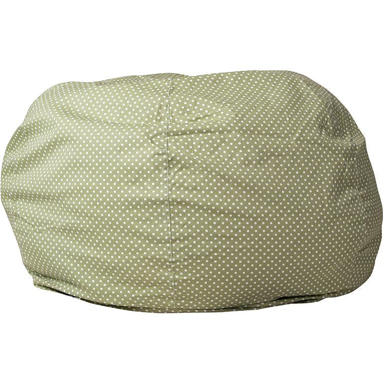 Green Dot Oversized Bean Bag Chair for Kids and Adults