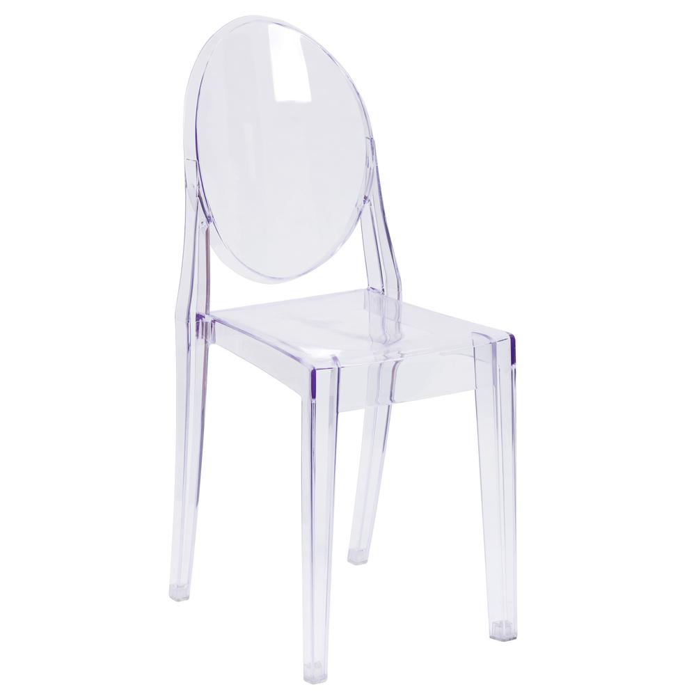 Image of Ghost Side Chair In Transparent Crystal