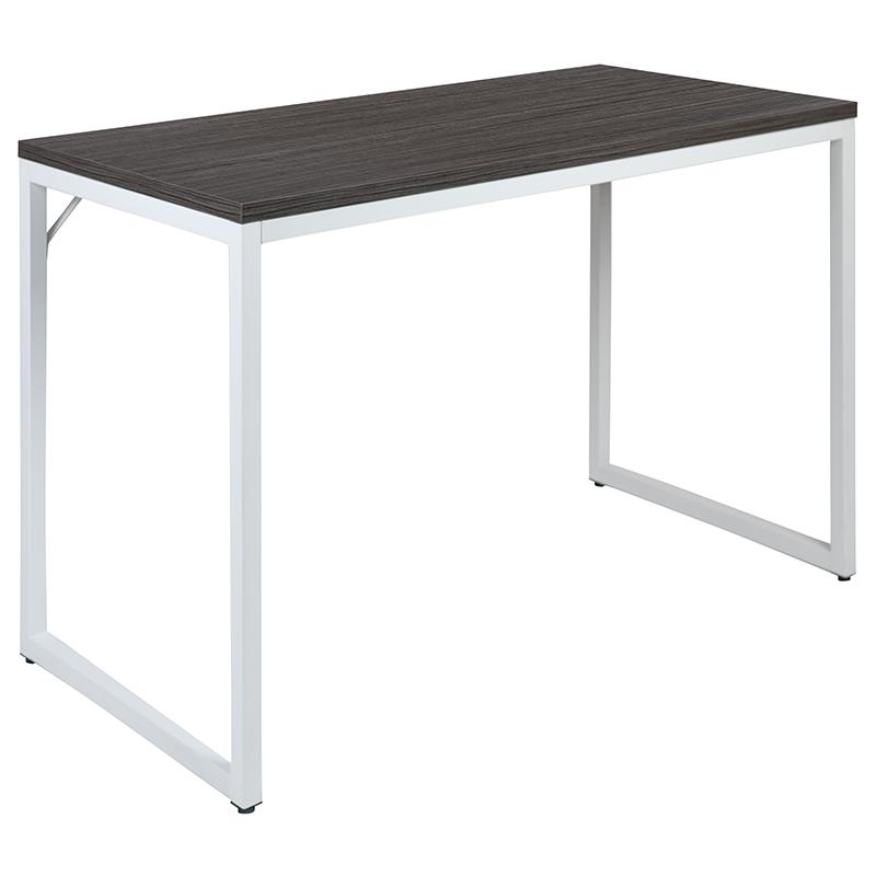 Image of Modern Commercial Grade Desk Industrial Style Computer Desk Sturdy Home Office Desk - 47" Length - Gray