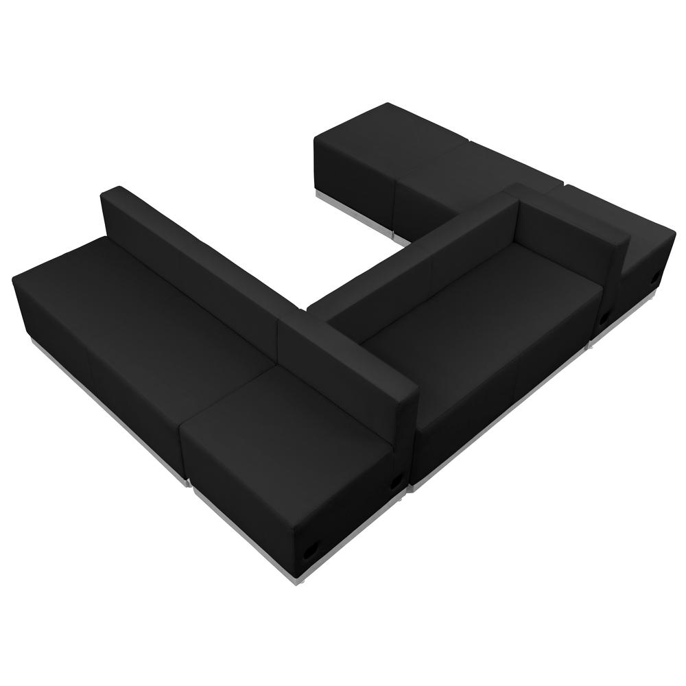 Hercules Alon Series Black LeatherSoft Reception Configuration - 6 Pieces