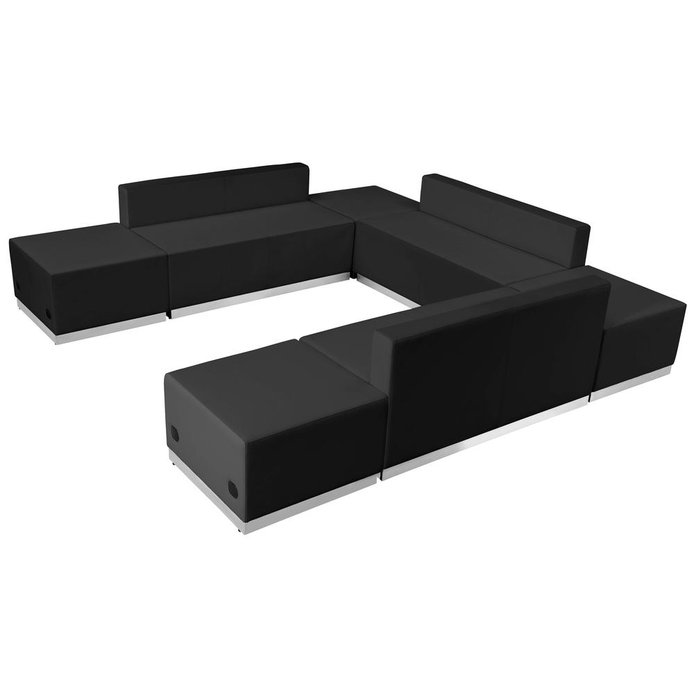 Hercules Alon Series Black LeatherSoft Reception Configuration - 7 Pieces