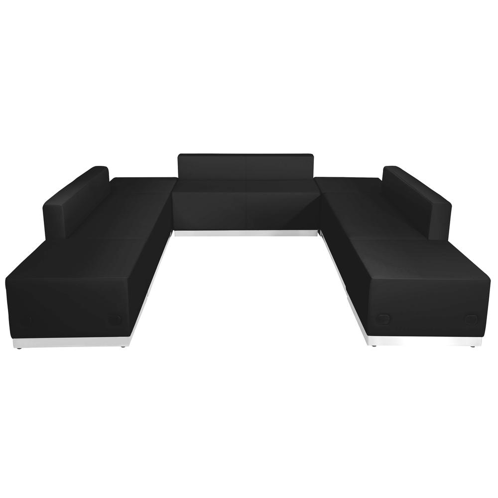 Hercules Alon Series Black LeatherSoft Reception Configuration - 7 Pieces