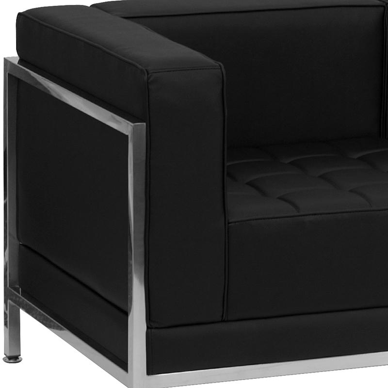 Hercules Imagination Series Black LeatherSoft Sofa and Chair Set