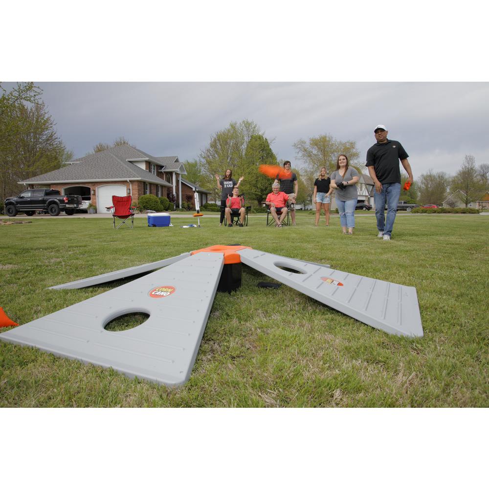 This is the image of CornCano Cornhole Game - A Fun Bean Bag Game