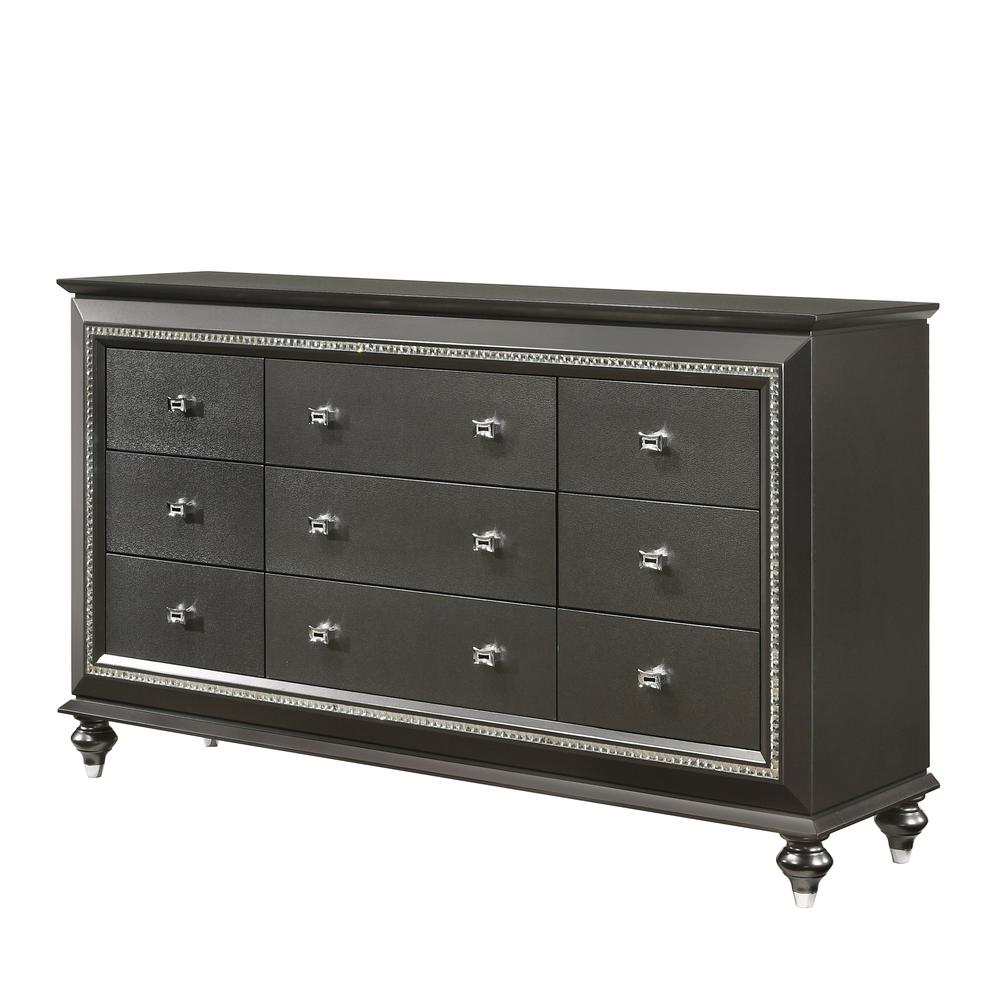 Image of Dresser In Metallic Gray