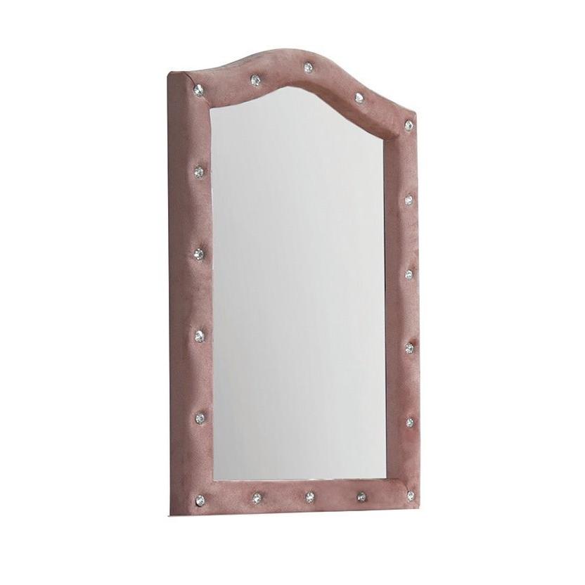 Image of Reggie Pink Fabric Mirror