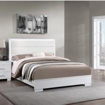 Queen Size Bed, White