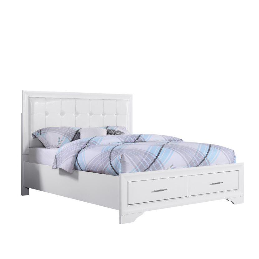 Image of Norah Queen Bed Only, White