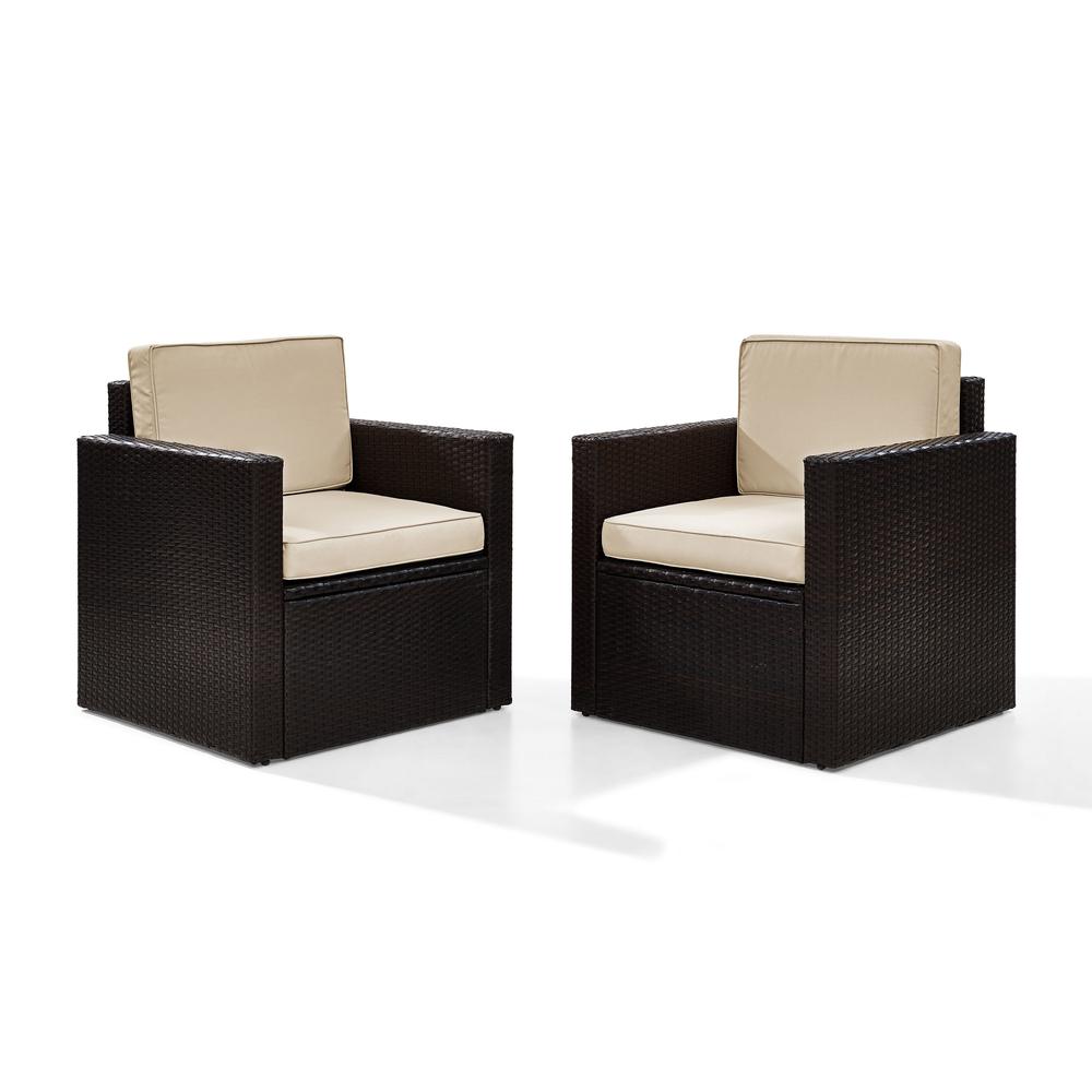 3Pc-Outdoor-Wicker-Chair-Set - Sand/Brown