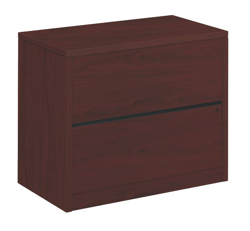 10500 Series Lateral File | 2 Drawers | 36"W x 20"D x 29-1/2"H | Mahogany