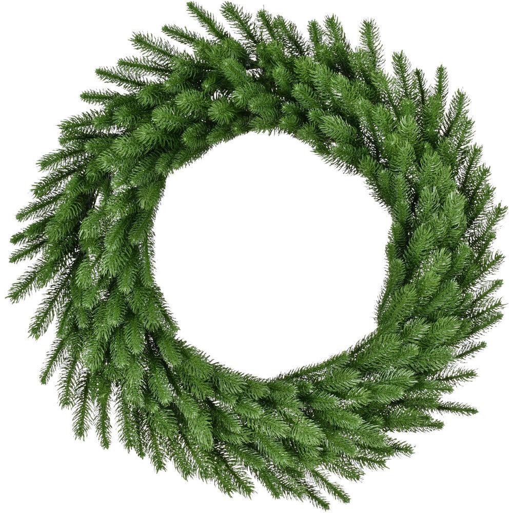 This is the image of FHF 36-Inch Green Fir Wreath - No Lights
