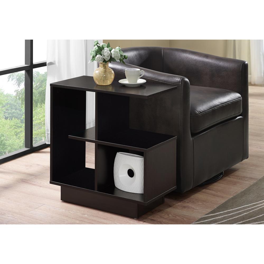 Accent Side Table - 24"H / Cappuccino