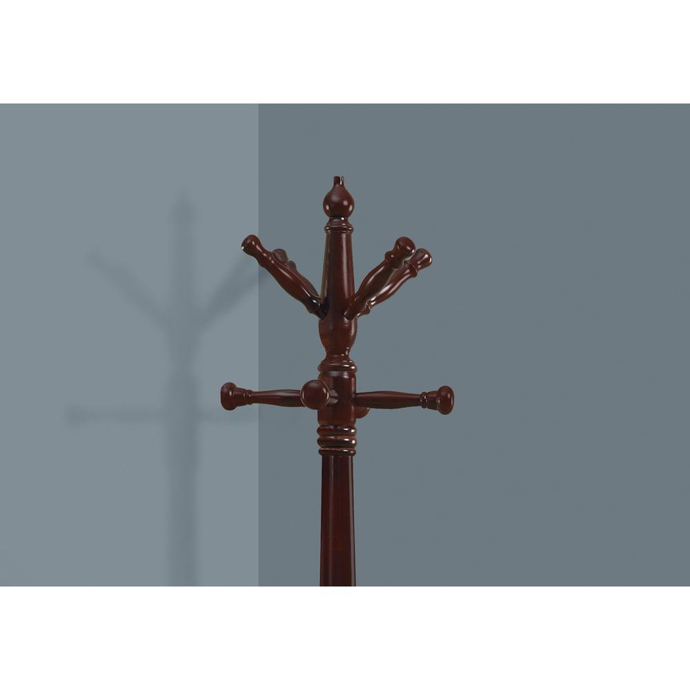Coat Rack - 73"H / Cherry Wood Traditional Style