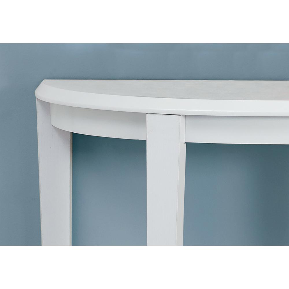 Accent Table - 36"L / White Hall Console