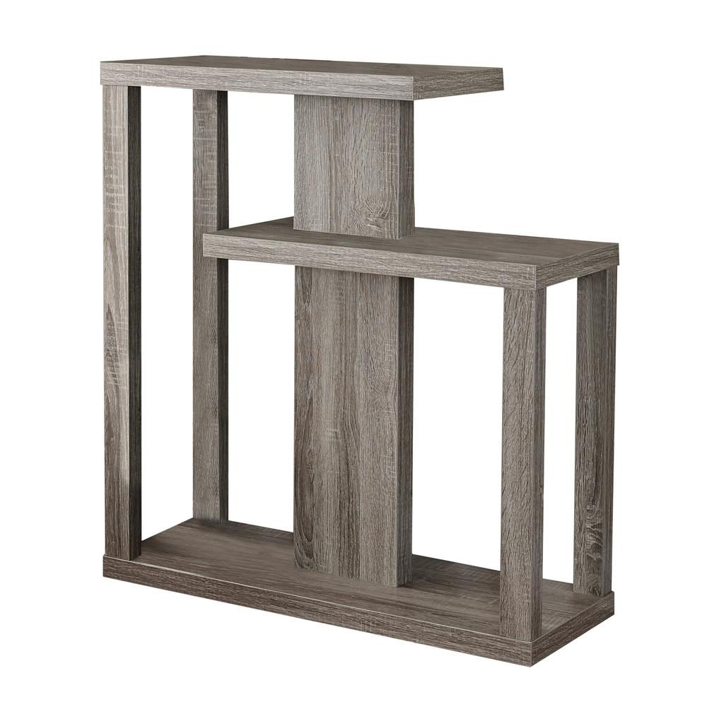 Image of Accent Console Table - 32"L / Dark Taupe With Shelving