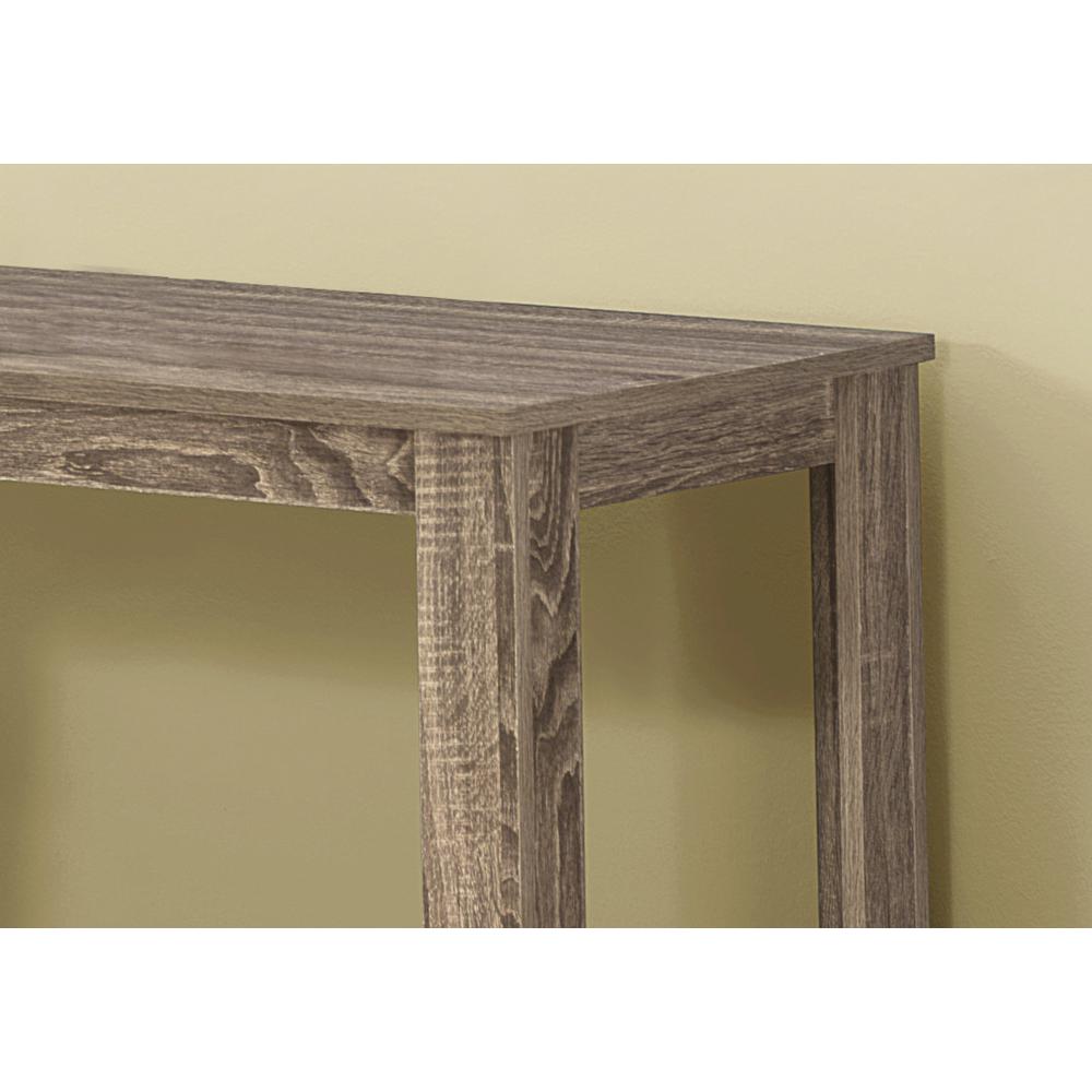 Accent Table - 44"L / Dark Taupe Hall Console