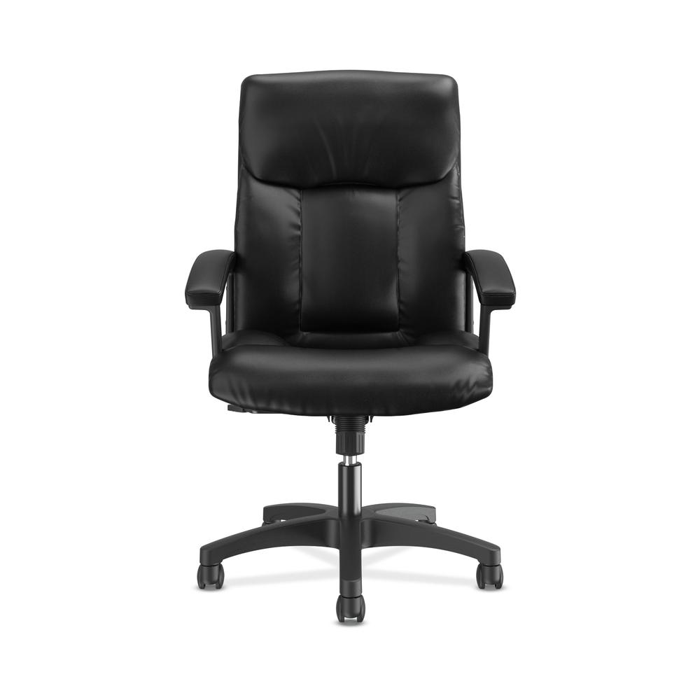Hon Leather Executive Chair - High-Back Computer Chair For Office Desk, Black (Vl151)