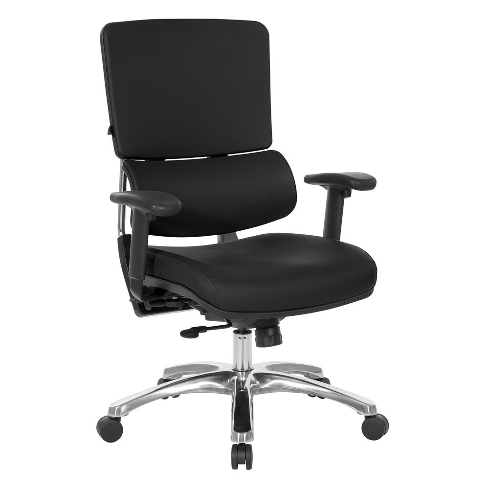 Image of Dillon Seat And Back Managers Chair, Black