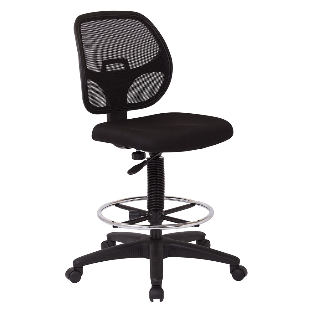 Deluxe Mesh Back Drafting Chair with 20" Footring