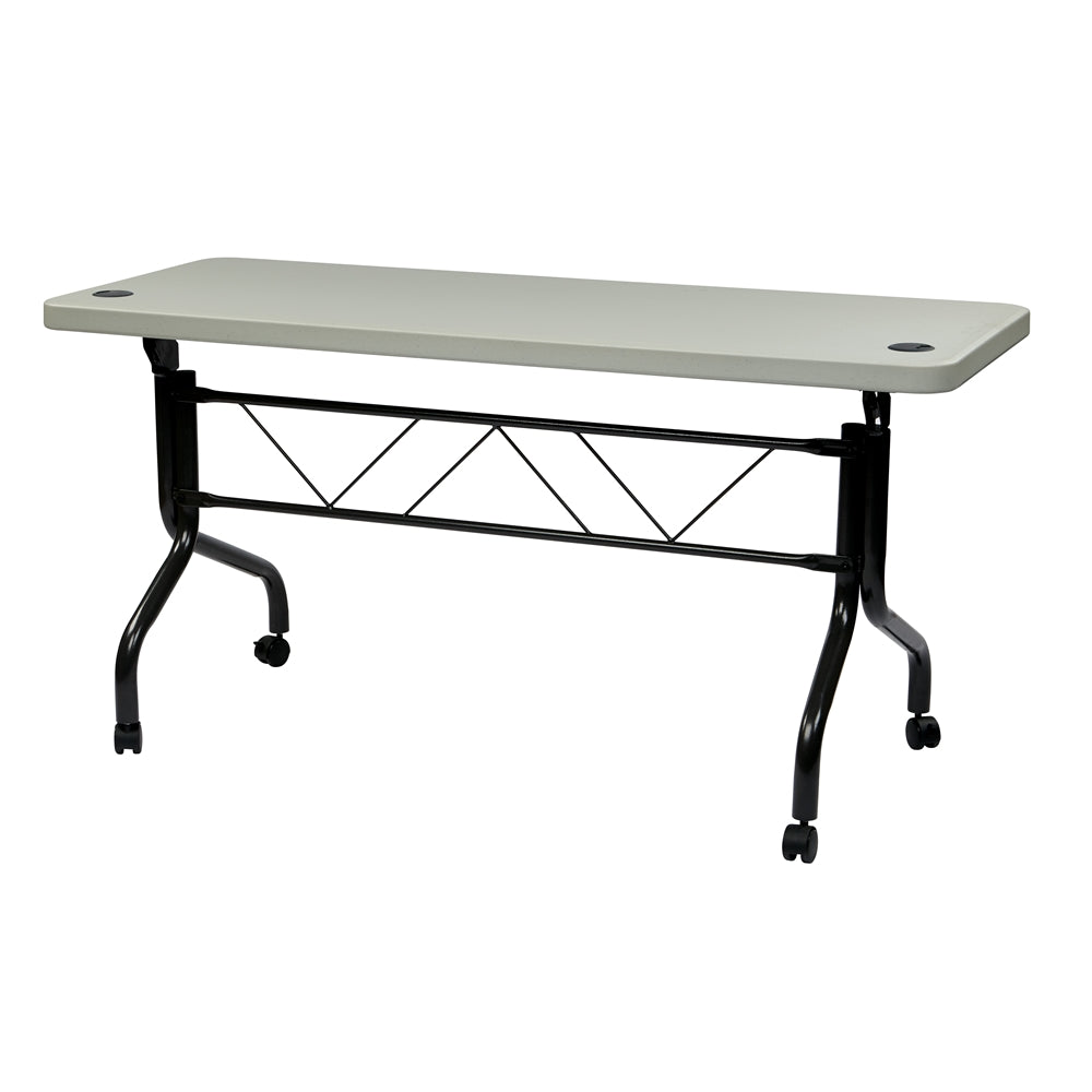 5' Resin Flip Table with Locking Casters - Multi Purpose