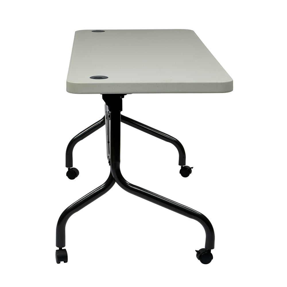 5' Resin Flip Table with Locking Casters - Multi Purpose