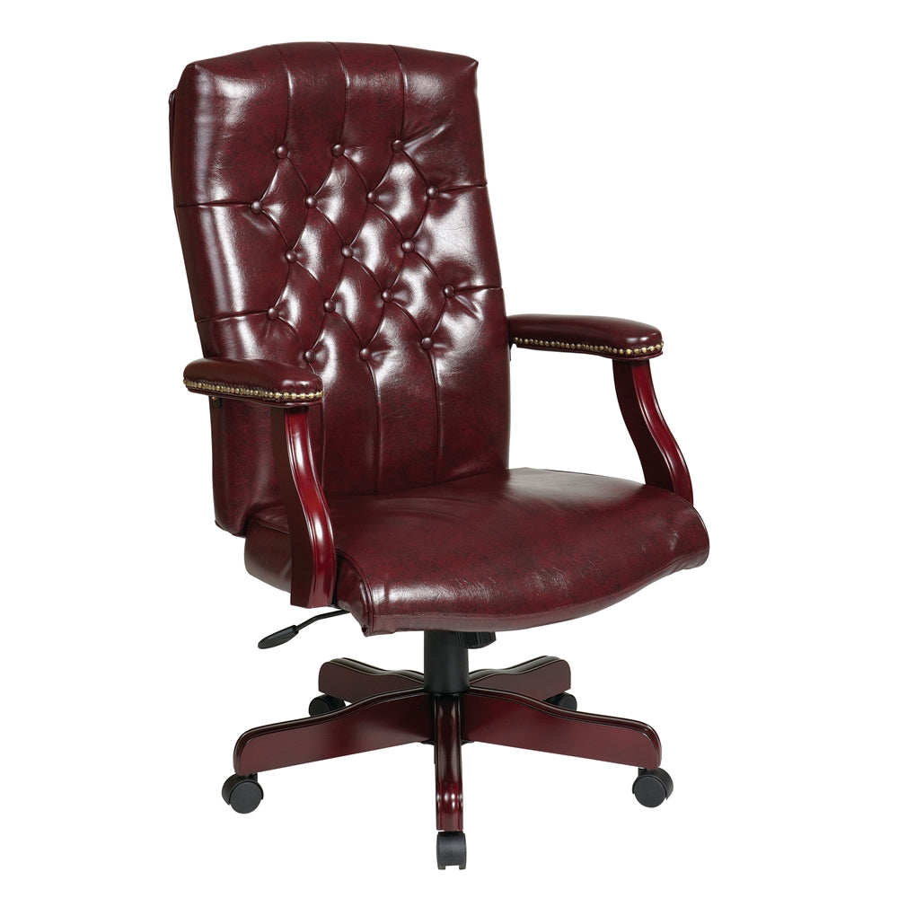 Traditional Executive Chair - Padded Arms