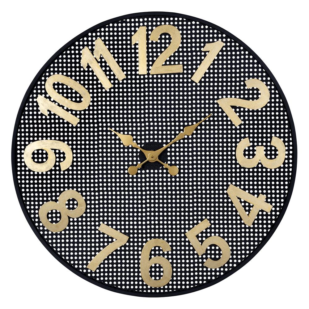 This is the image of Stratton Home Decor - Modern 31.5" Rowan Wall Clock
