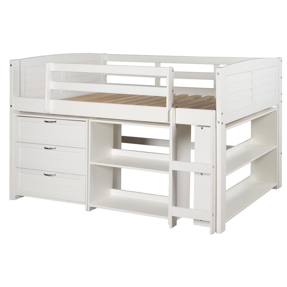 This is the image of Twin Louver Low Loft Group B - White