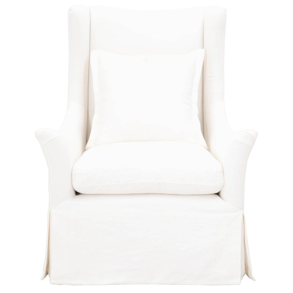 Image of Otto Slipcover Swivel Club Chair