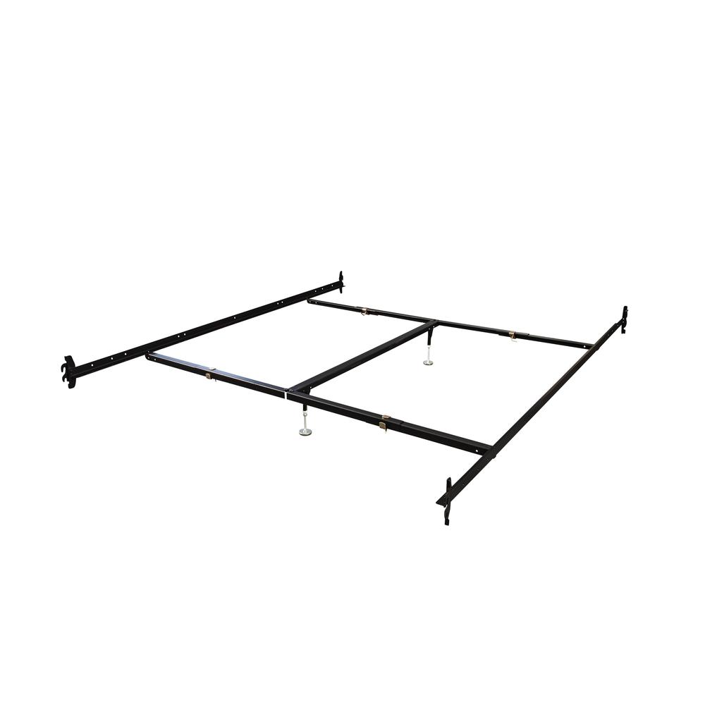 Hook On Bed Rails Queen/Eastern King With Center Support And 2 Glides