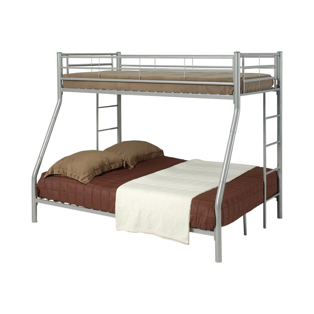 Image of Hayward Twin Over Full Bunk Bed Silver