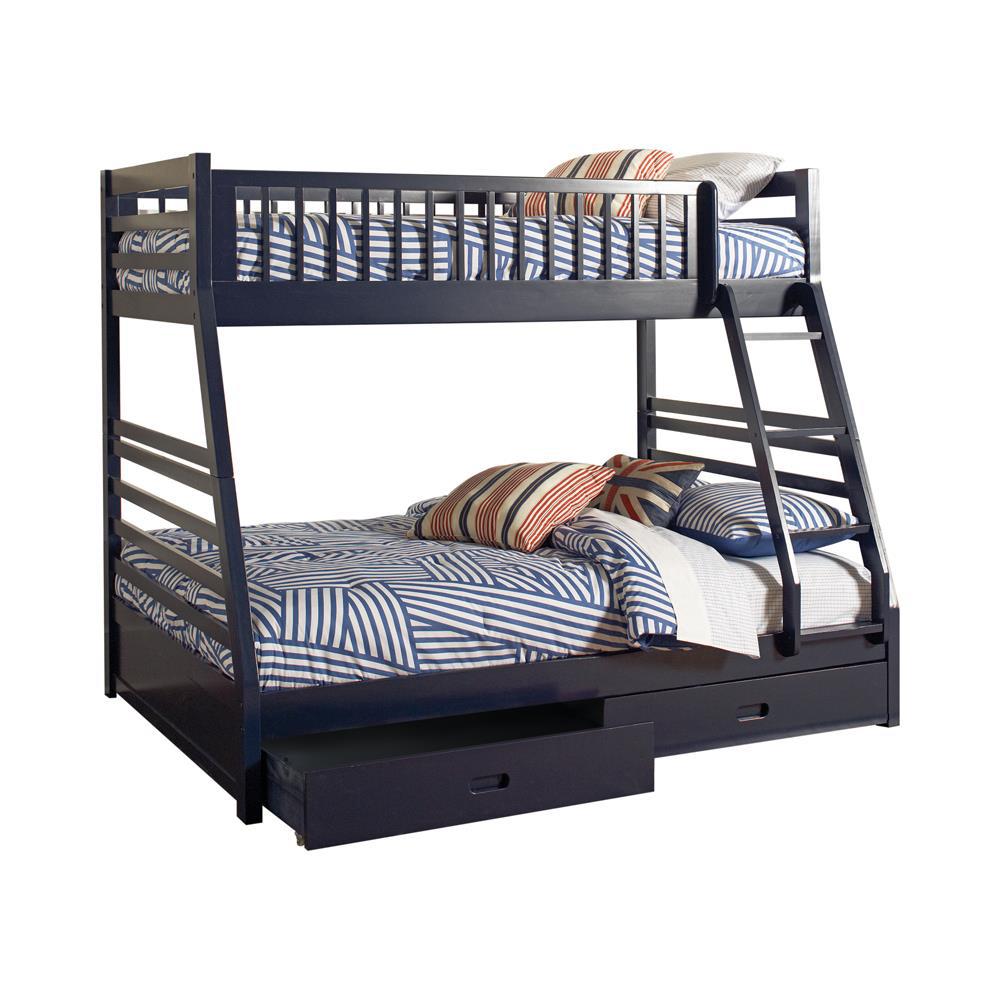 Image of Ashton Twin Over Full 2-Drawer Bunk Bed
