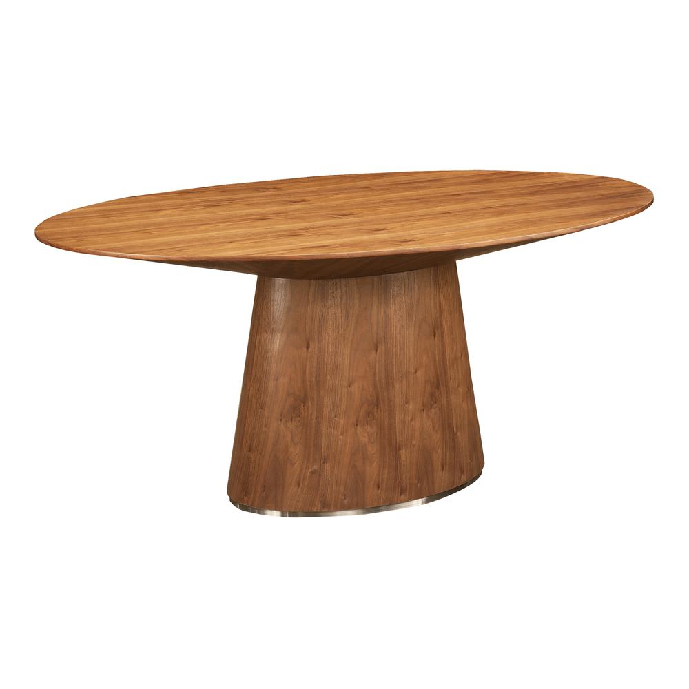 Image of Otago Oval Dining Table Walnut