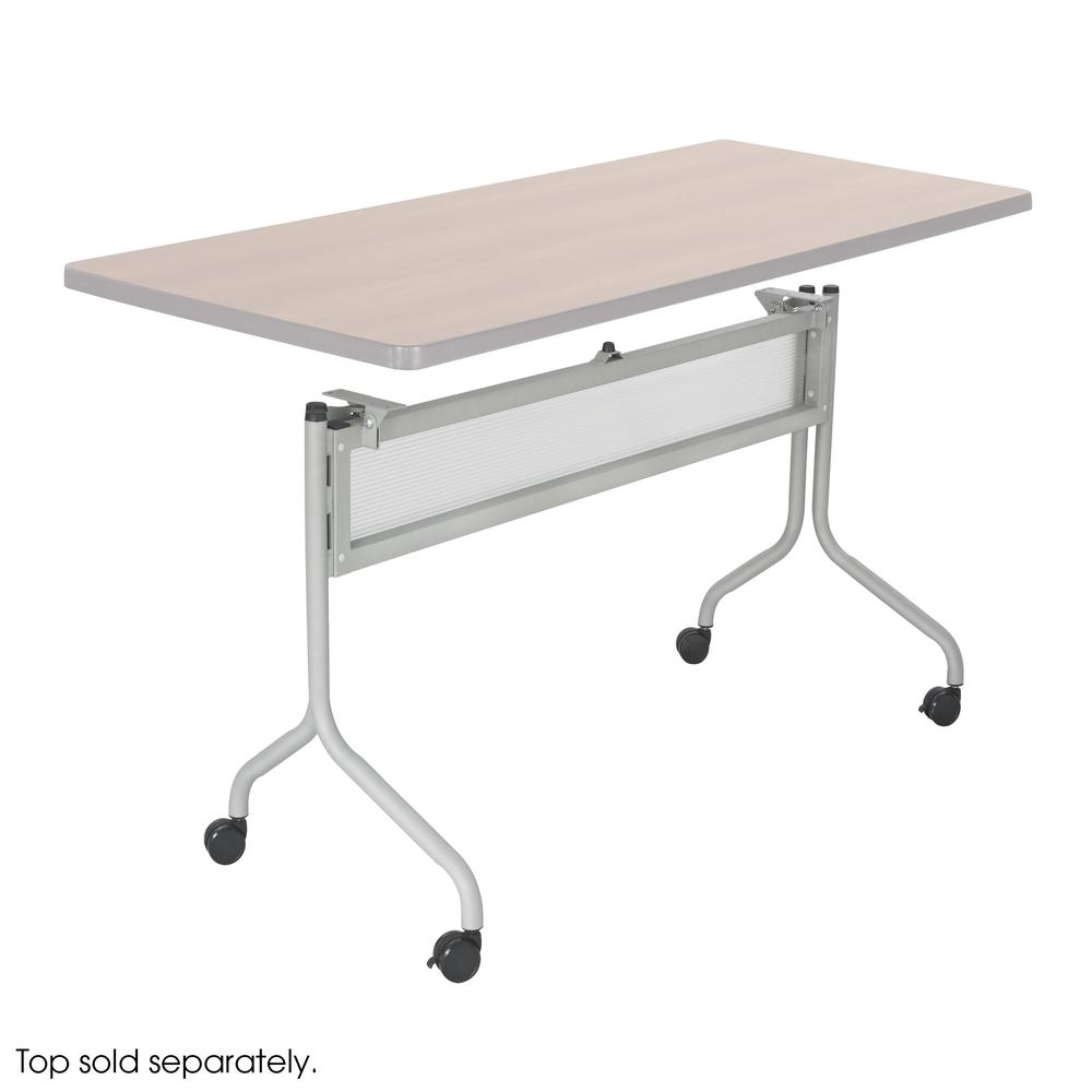 Mobile Training Table Base, Silver