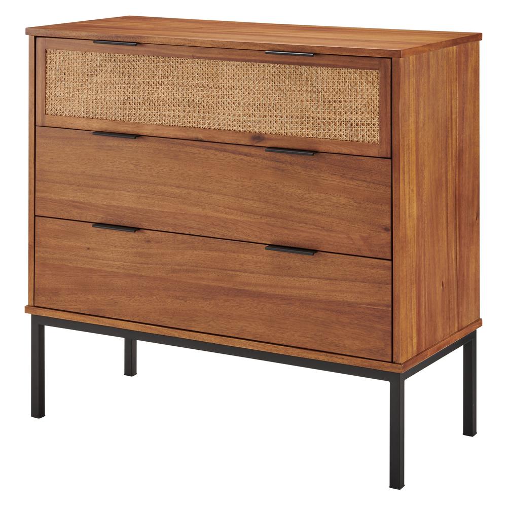 Image of Caine Rattan Chest 3 Drawers
