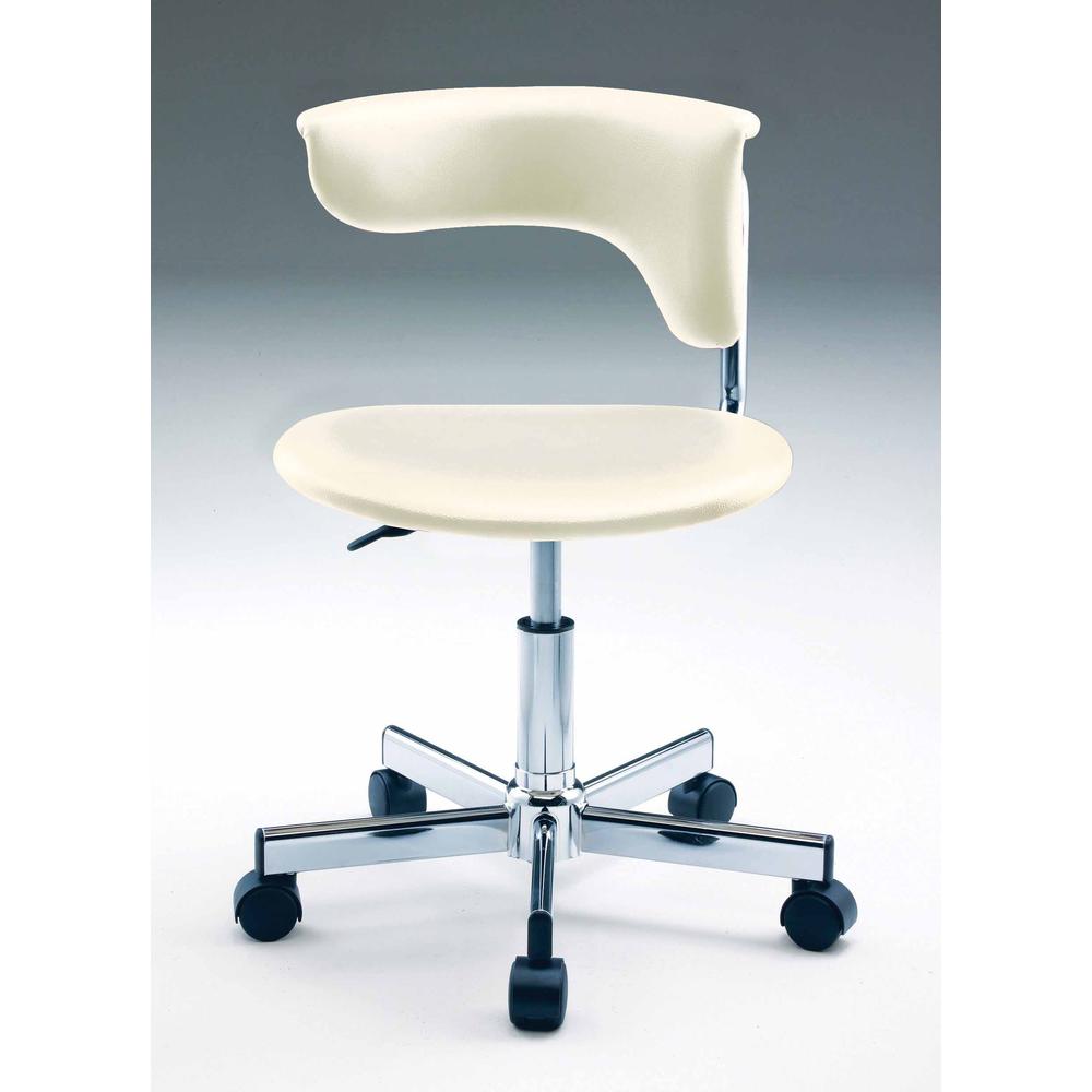 Image of Pvc Office Chair, 19.5"X19.5"X26"-30"H