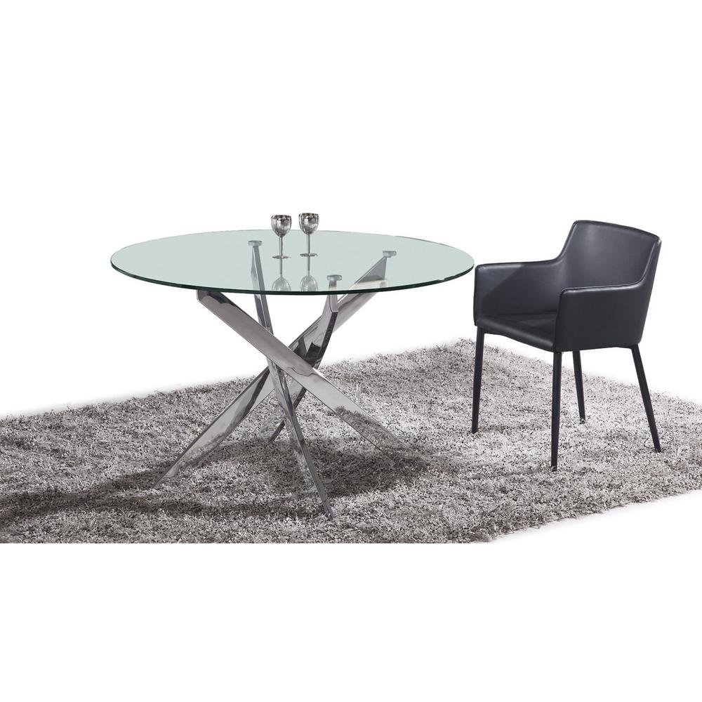 Dining Table With Chrome Base