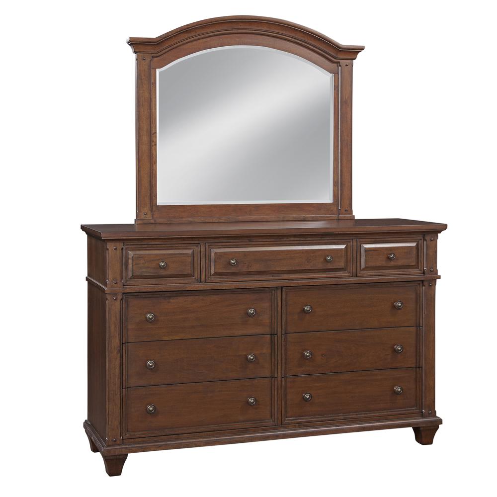 Image of Sedona Cherry Dresser And Mirror