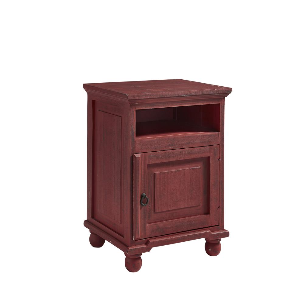 Image of Nightstand - Rustic Red