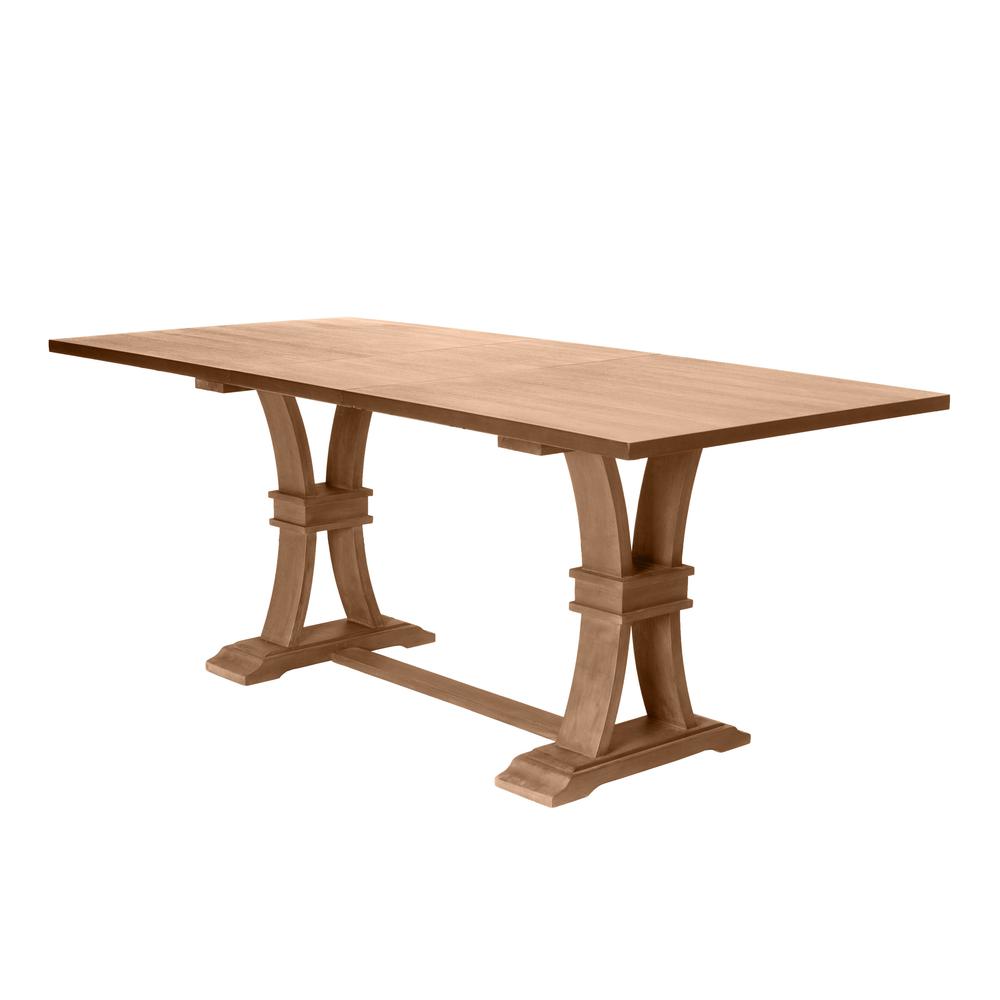 Image of Classic Extendable Counter Height Dining Table With 18" Leaf.