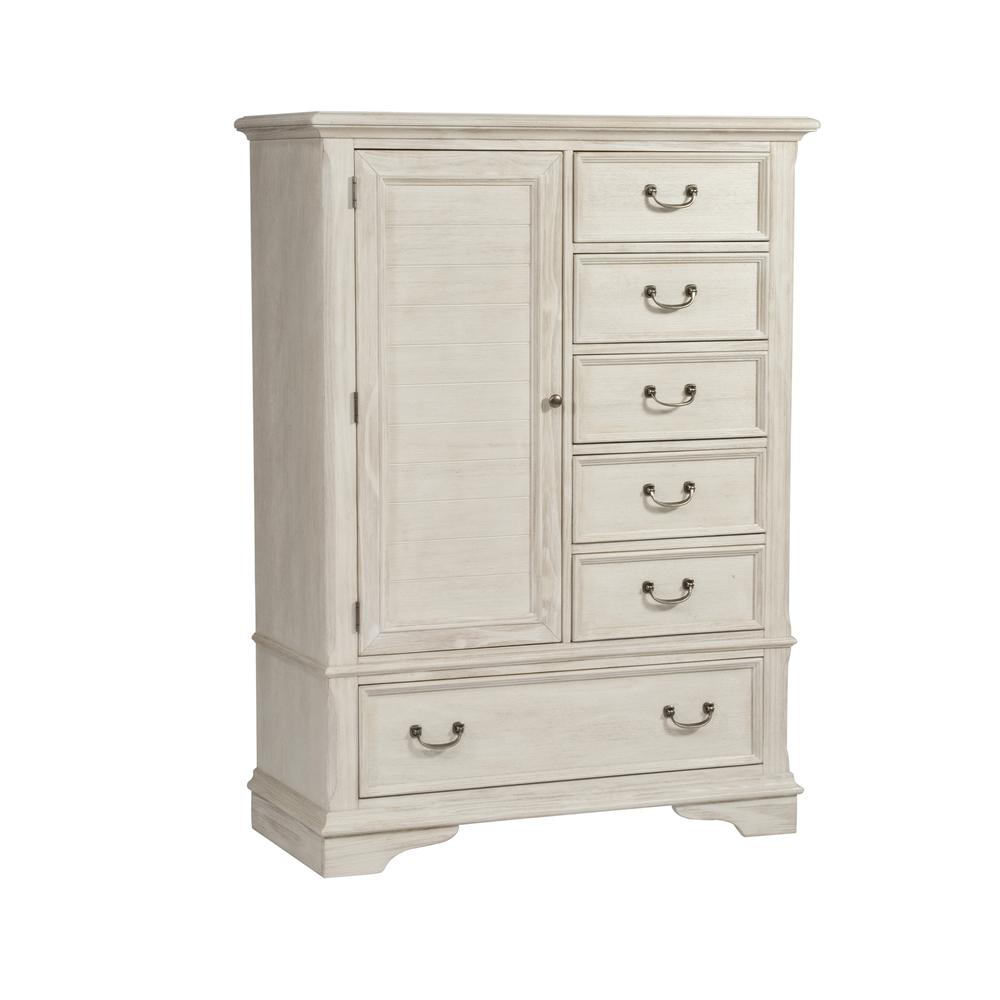 Image of Bayside Gentleman'S Chest, W44 X D20 X H60, White