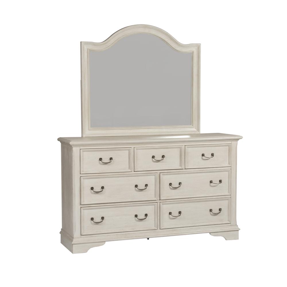 Image of Bayside Dresser & Mirror, W64 X D18 X H78, White