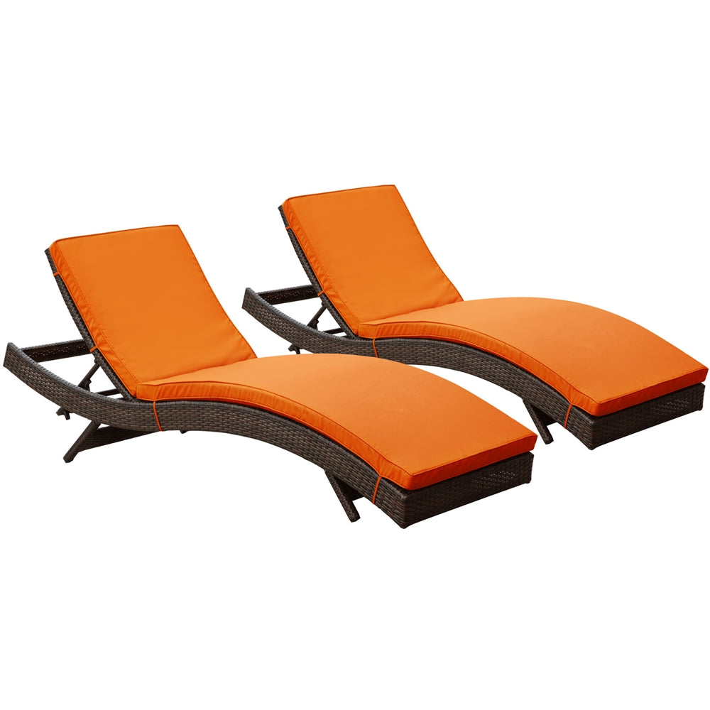 Set of 2 Peer Chaise Outdoor Patio