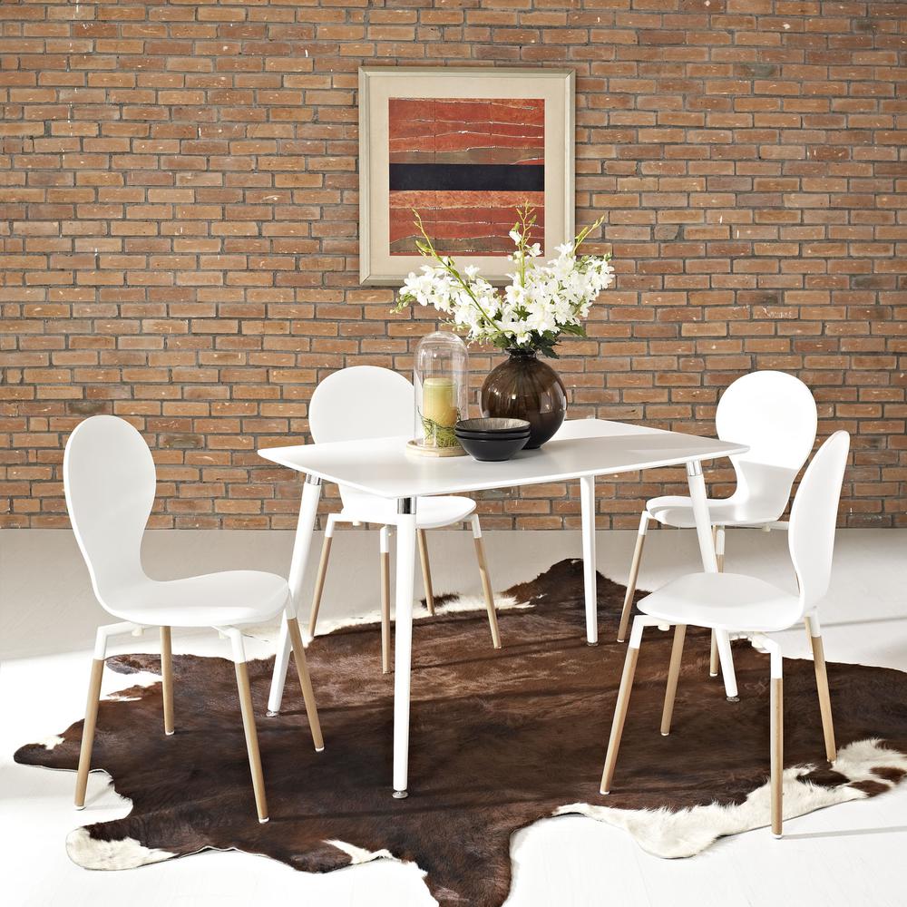 Lode Rectangle Wood Dining Table