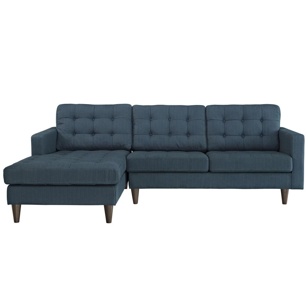 Empress Left-Facing Upholstered Sectional Sofa