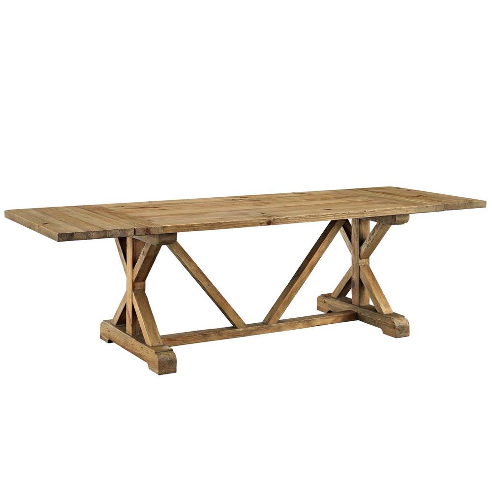 Image of Den Extendable Wood Dining Table