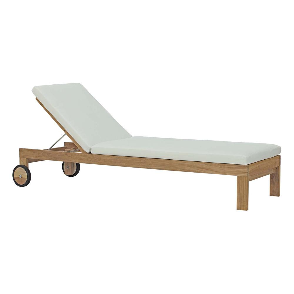 Image of Upland Outdoor Patio Teak Chaise