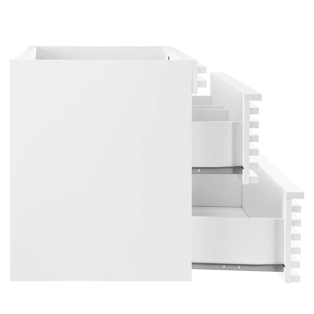 Render 36" Wall-Mount Bathroom Vanity Cabinet, White